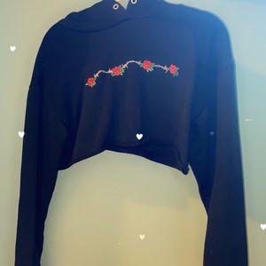 Forever 21 cropped hoodie